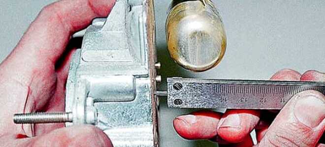 Регулировка уровня топлива в поплавковой камере