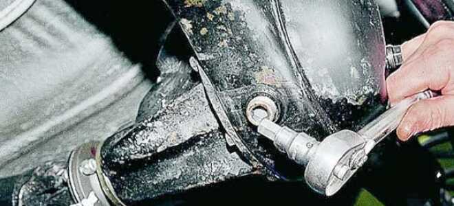 Замена масла в редукторе заднего моста ваз 2106