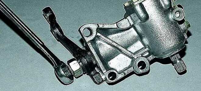 Как снять сошку с рулевого редуктора ВАЗ 2106