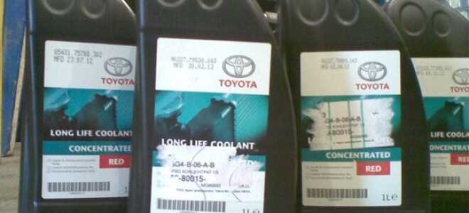 Замена антифриза в Toyota Corolla