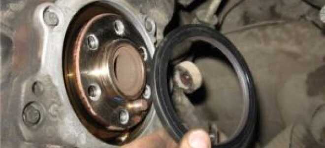 Как проводится замена сальника коленвала ВАЗ-2107