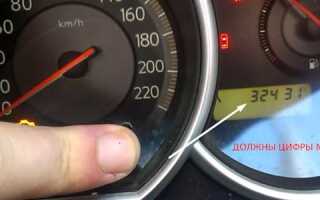Сброс межсервисного пробега Nissan Tiida