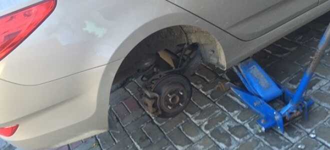 Замена тормозных дисков на Hyundai Solaris