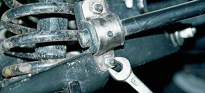 Замена подушки штанги стабилизатора ВАЗ 2106