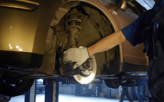 Замена тормозных дисков Nissan