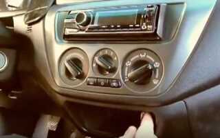 Снять печку на Mitsubishi Lancer