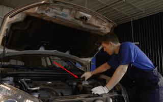 Замена воздушного фильтра на Nissan