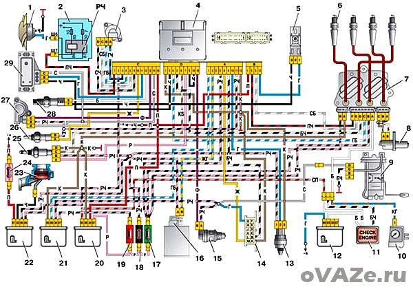Двигатель ВАЗ-2107 инжектор фото