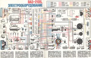 Схемы проводки ВАЗ-2105