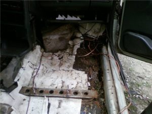 Ремонт днища ВАЗ-2110 своими руками