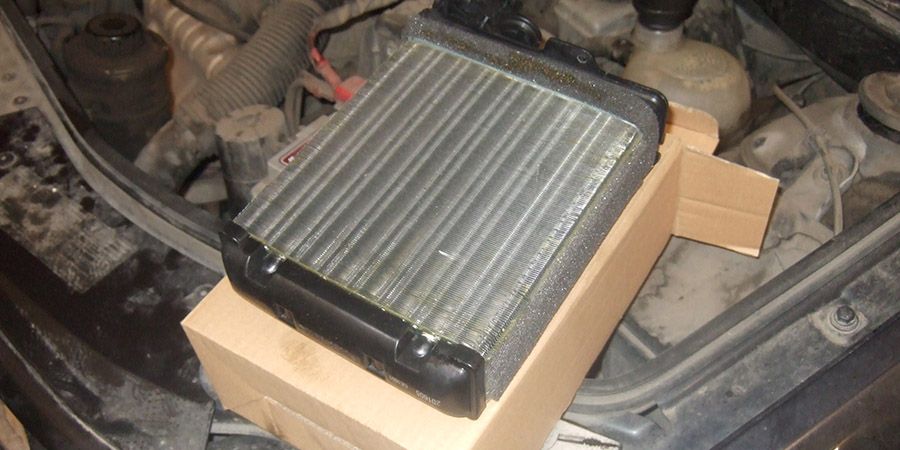 radiator pechki logan 4